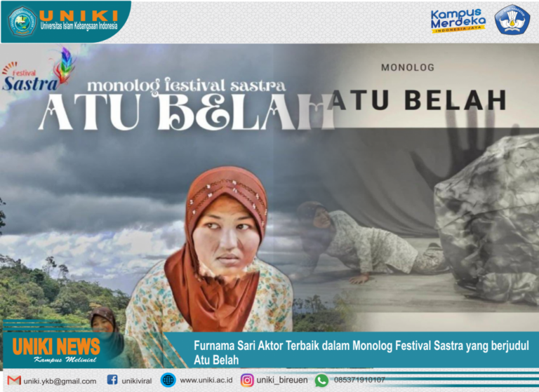 Furnasari Mahasiswi FHS Menjadi Aktor Terbaik Monolog