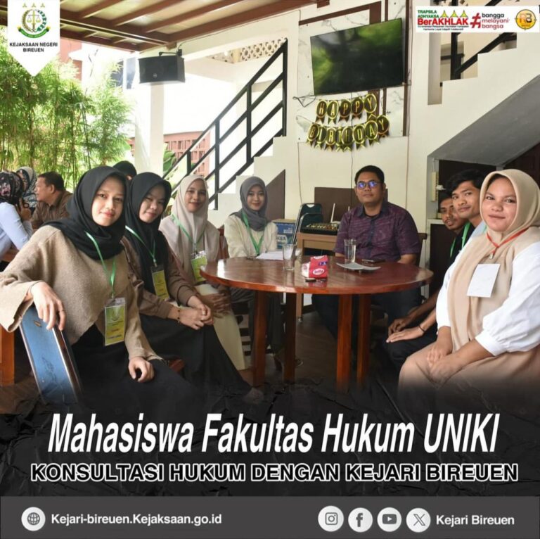 Mahasiswa Fakultas Hukum dan Syariah Diskusi Santai dengan Kepala Seksi Intelijen Adhyaksa