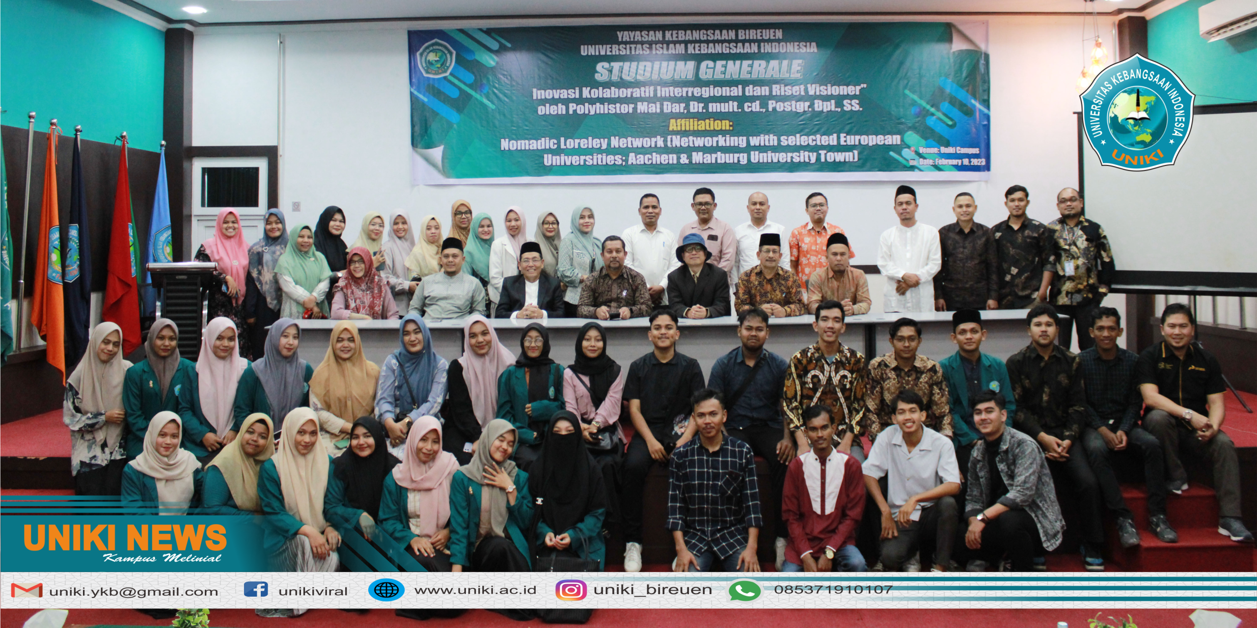 Studium Generale  Inovasi Koloboratif Interregional dan Riset Visioner  Fakultas Hukum